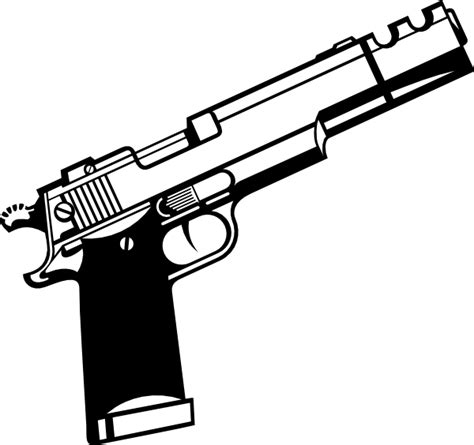 Gun Clipart Black And White | Free download on ClipArtMag