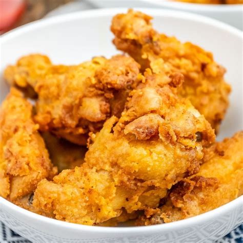 Mustard Fried Chicken Wings - 100K Recipes