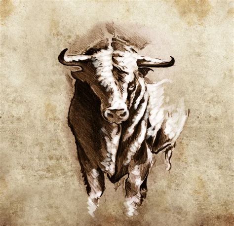 ᐈ Spanish bull tattoo stock photos, Royalty Free spanish bull images ...