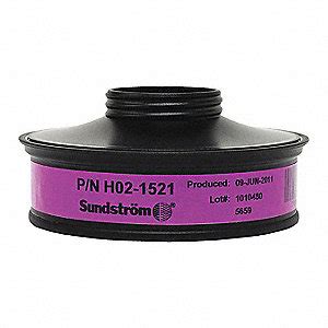 SUNDSTROM SAFETY PAPR HE Filter, P100, Threaded, PK2 - 33W803|SR 710 - Grainger