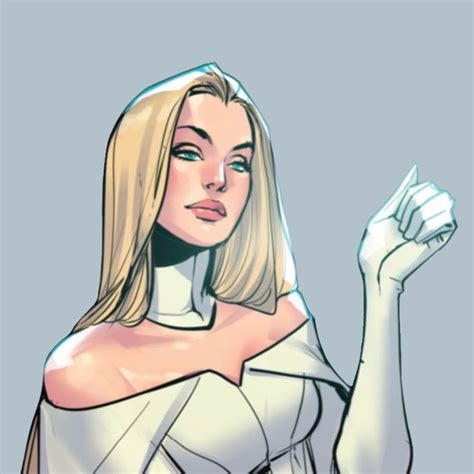 Emma frost. White queen.