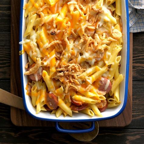 Penne and Smoked Sausage Casserole Recipe: How to Make It | Taste of Home