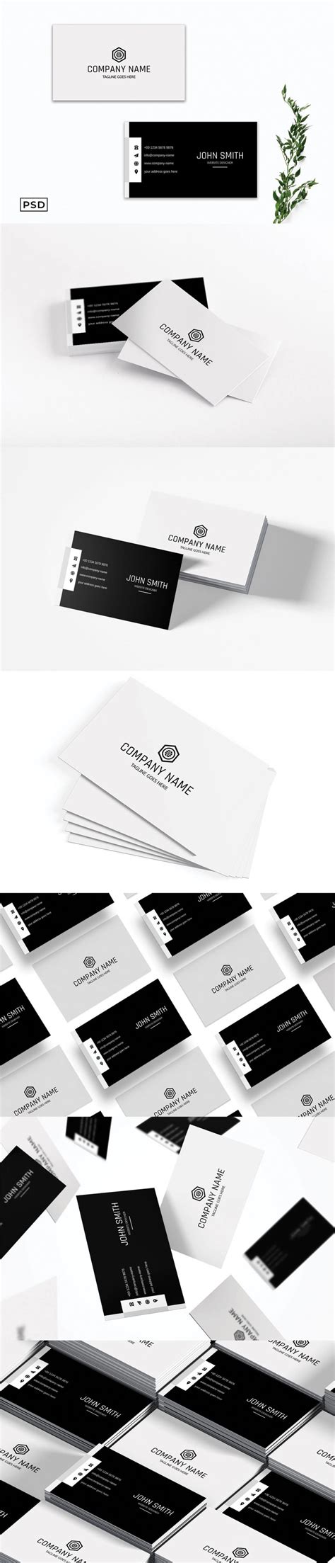 Free Elegant Minimalist Business Card Template