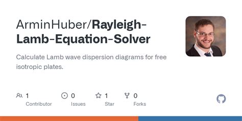 GitHub - ArminHuber/Rayleigh-Lamb-Equation-Solver: Calculate Lamb wave dispersion diagrams for ...