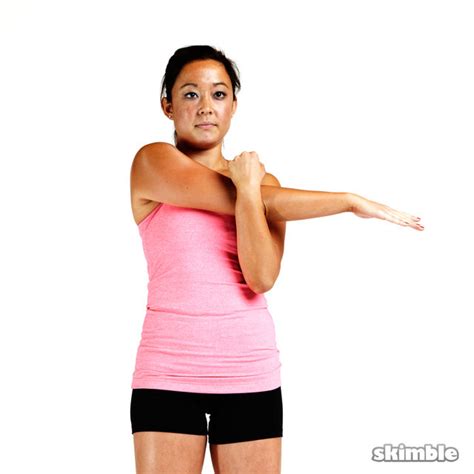 Arm Stretch - Free Upper Body Workout by Genevieve Krause - Skimble