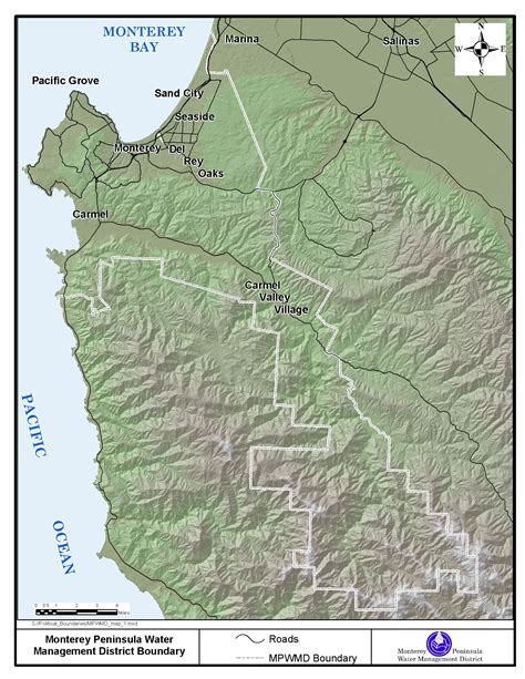 Map Of Monterey County Ca - Maping Resources