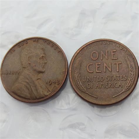 2018 1943 Lincoln One Cents Copy Usa Coins Differ Crafts Promotion ...