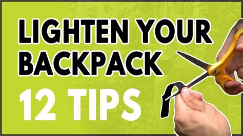 12 Ultralightweight Backpacking Tips and Hacks (Part 1 ...