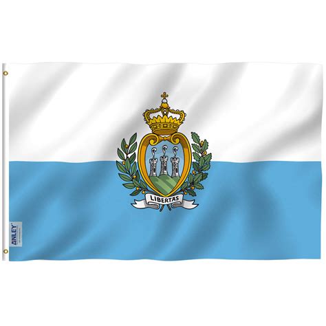 Fly Breeze San Marino Flag 3x5 Foot - Anley Flags