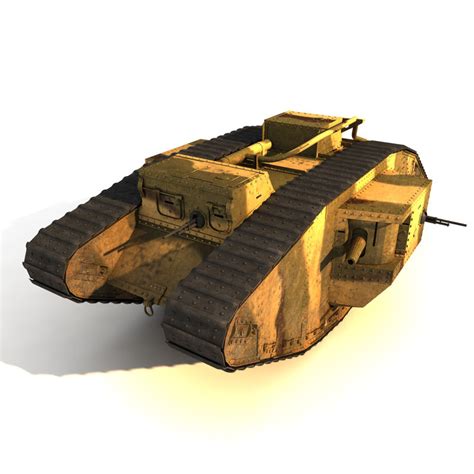 Mark V-3D Tank 3d model