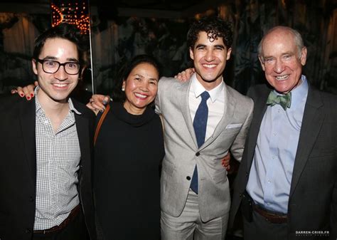 Darren Criss with His Beautiful Family After the Show