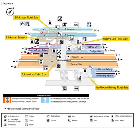 Odawara Station Map | Destination: Japan | Pinterest