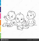 Diaper Coloring Page sketch template