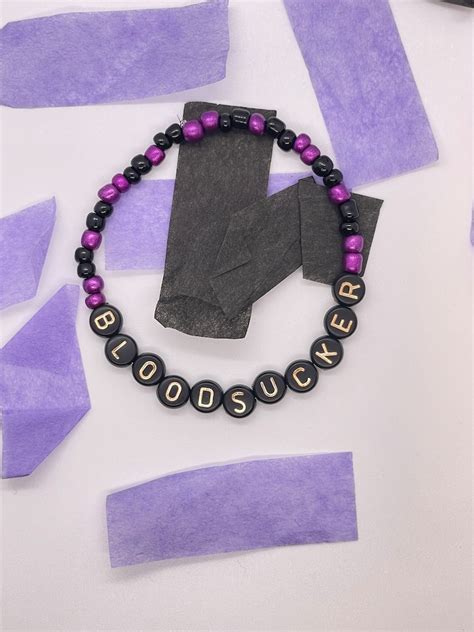 Olivia Rodrigo Bloodsucker Vampire GUTS Friendship Bracelet - Etsy