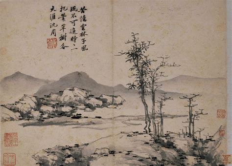 Shen Zhou: Landscape after Ni Zan | Chinese Painting | China Online Museum