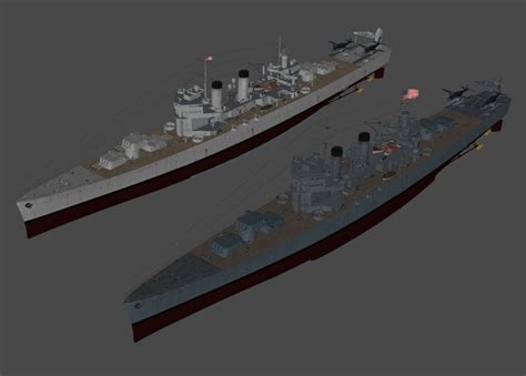 USN - Brooklyn class light cruiser (SH5) by DigitalExplorations on DeviantArt