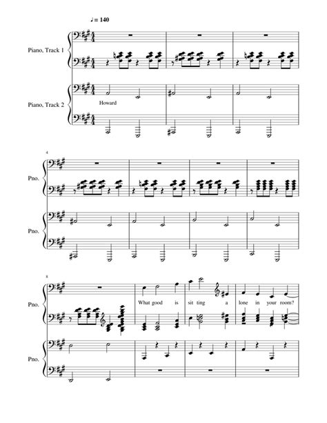 Cabaret Sheet music for Piano | Download free in PDF or MIDI ...