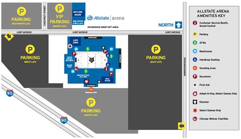 Allstate Arena Parking and Directions - Chicago Wolves