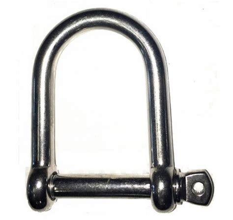 Stainless Steel Wide Jaw D Shackle | Wide Jaw Shackle