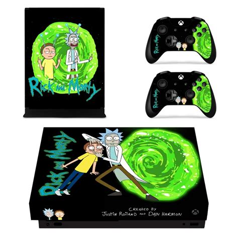 Anime Rick and Morty Xbox One X Skin Sticker Cover - ConsoleSkins.co