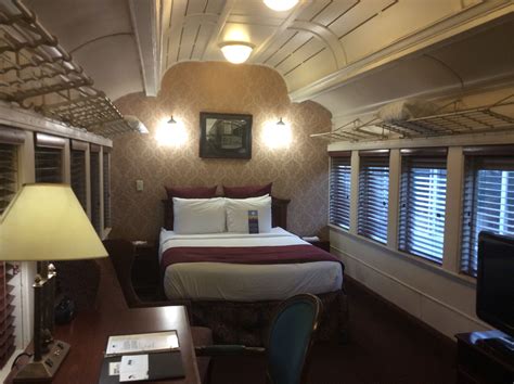 Train car room at the Chattanooga Choo Choo in Chattanooga, TN (hotel accommodation). We stayed ...