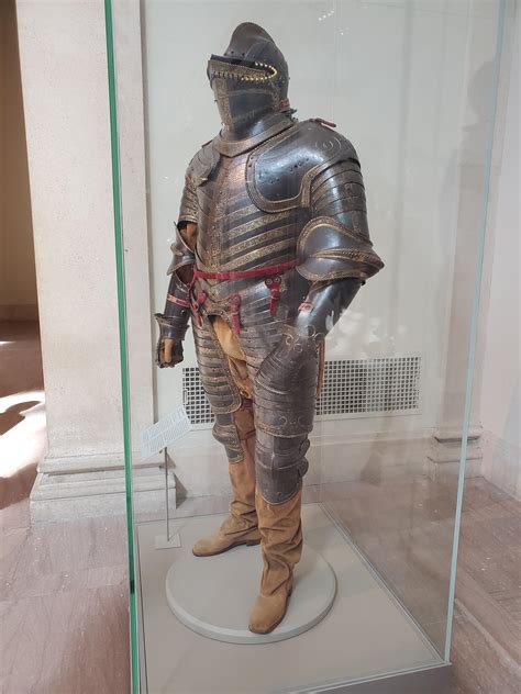 The armor of King Henry VIII, which he wore in the last battle he fought in. : r/BeAmazed