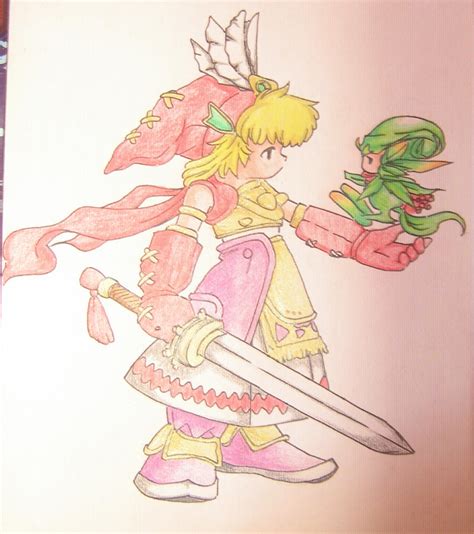 Watch me draw Legend of Mana Character on YouTube! by IamTHESHLoverAKIRA on DeviantArt