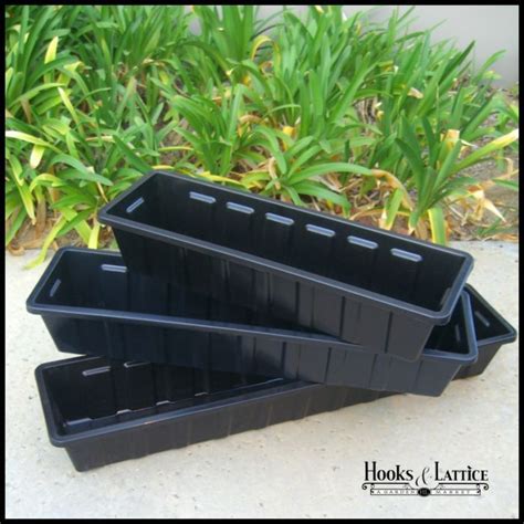 Standard Plastic Liners | Planter boxes, Window boxes, Patio container gardening