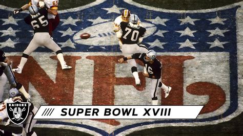 Revisiting Raiders' Dominant Victory Over Washington in Super Bowl XVIII | Las Vegas Raiders ...