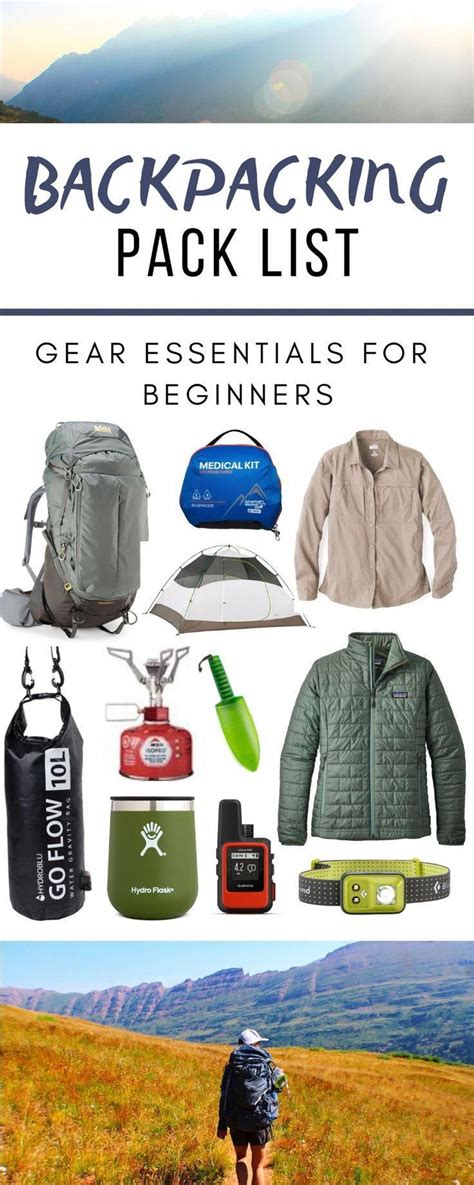 Backpacking Pack List: Gear Essentials For Beginners • Nomads With A ...