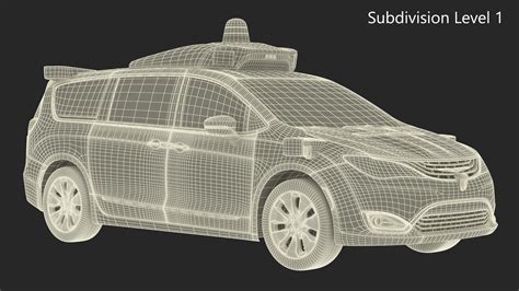 Waymo NAIAS 3 Self Driving Car Simple Interior 3D Model $99 - .3ds .blend .c4d .fbx .max .ma ...