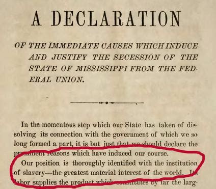 American Civil War South Carolina Declaration Of Secession 1860 By ...