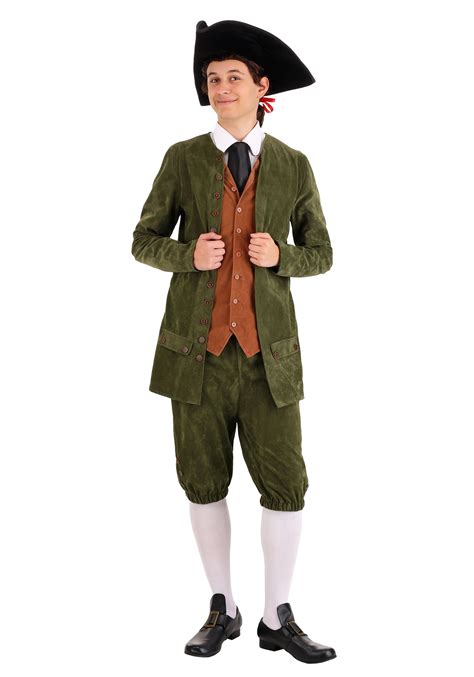 Adult Green Colonial Costume | Historical Costumes