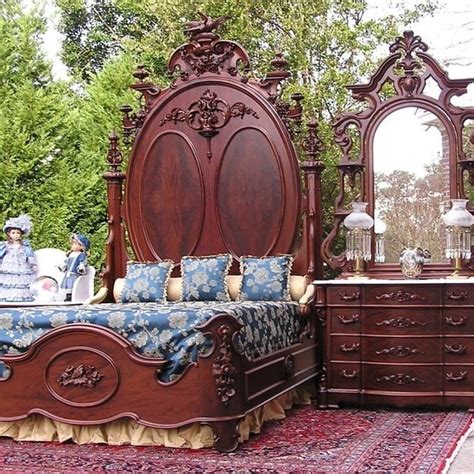 Heres an example of Victorian furniture in the Rococo revival style. This was on pinterest. My ...