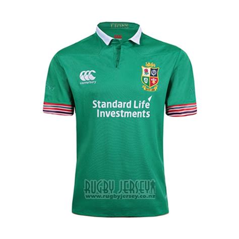 British Irish Lions Rugby Jersey Training Green | RUGBYJERSEY.CO.NZ