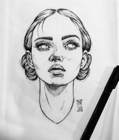 Aesthetic Girls Drawing No Face - Image about girl in Drawings/art by no face on We Heart It ...