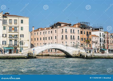 Historic Waterfront Buildings in Venice Editorial Stock Image - Image of city, riva: 114296189