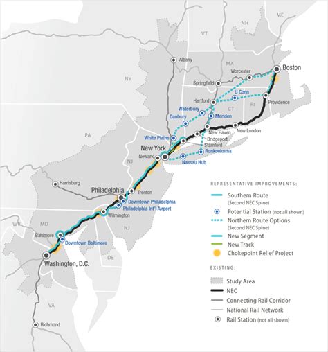 Amtrak Northeast Regional Stops Map - Map Of Staten