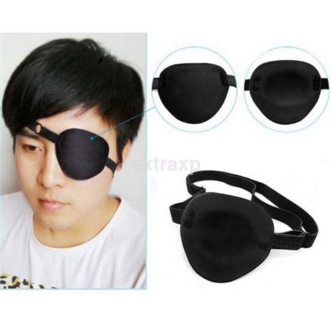 Useful Black Medical Use Concave Eye Patch 3D Foam Groove Eyeshades For ...