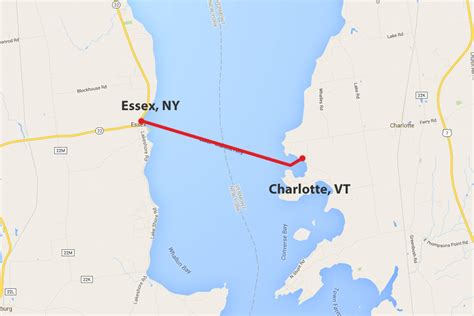 Charlotte, VT – Essex, NY Ferry Crossing Rates & Restrictions – Lake ...