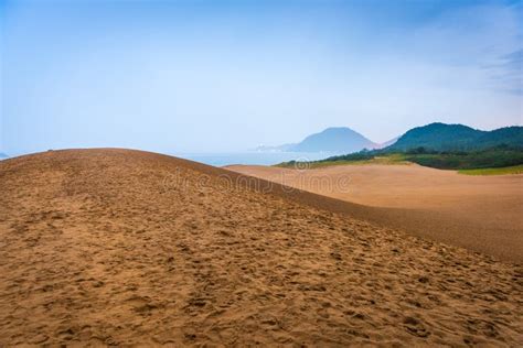 Tottori, Japan Sand Dunes stock image. Image of outside - 181510543