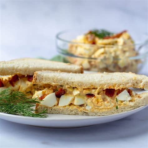 Bacon Egg Salad Sandwich - Awesome on 20