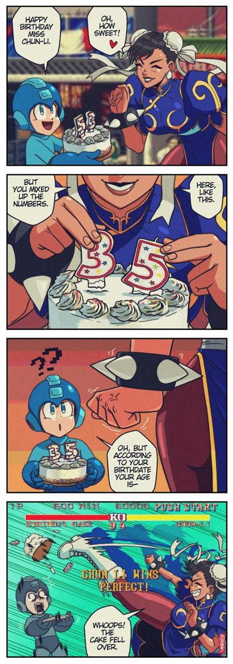 Whoopsie! Happy [belated] Birthday Chun-Li. | Chun-Li | Smash bros funny, Anime funny, Video ...