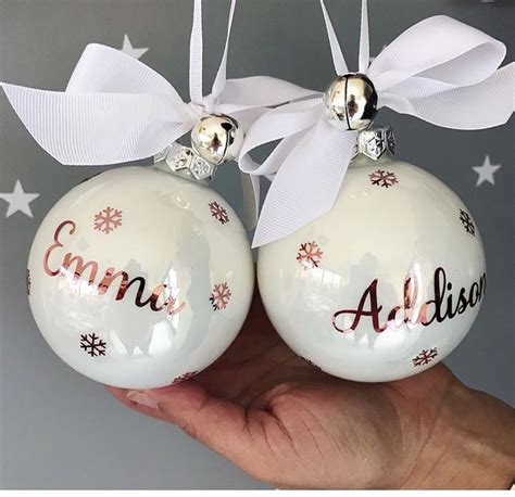 Personalised Christmas Bauble Christmas Balls Christmas Balls ...