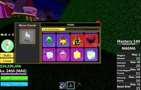 Blox Fruits | Max Level Account (2450) | Full Awakened Magma | Hallow Scythe | 34M+ | 46K ...