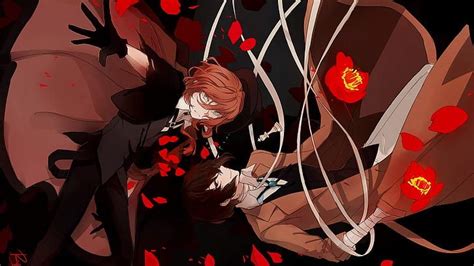 HD wallpaper: Anime, Bungou Stray Dogs, Chuya Nakahara, Osamu Dazai | Wallpaper Flare | Bungou ...