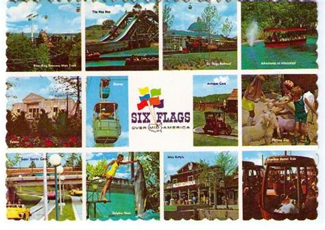 Six Flags over Mid-America, Eureka, Missouri | Six flags, Postcard ...