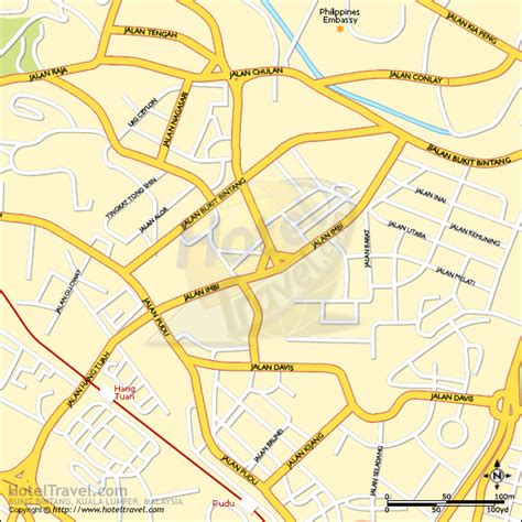 Malaysia Map Directory and Malaysia Map Information collection: Kuala Lumpur Bukit Bintang map peta