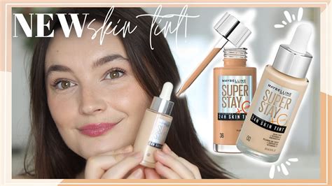 MAYBELLINE SUPERSTAY SKIN TINT REVIEW! - YouTube