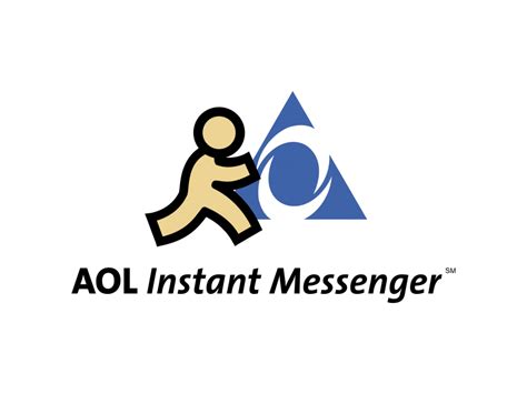 AOL Instant Messenger Logo PNG Transparent Logo - Freepngdesign.com